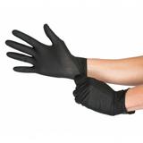 Manusi Nitril Negre Marimea M - Safir Nitril Examination Black Gloves Powder Free M, 100 buc