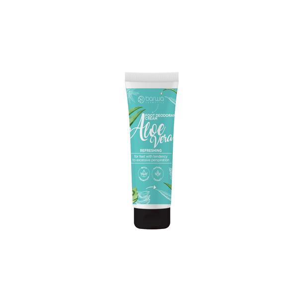 Crema deodorant cu aloe vera pentru reimprospatarea picioarelor Barwa 75 ml Barwa Cosmetics imagine noua