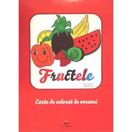 Fructele - Carte de colorat in versuri - Mihai Neacsu, editura Petrescu And Cioponea