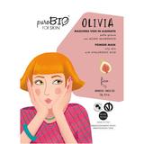 Masca Peel-Off cu Smochine pentru Ten Gras Olivia PuroBio Cosmetics, 13g