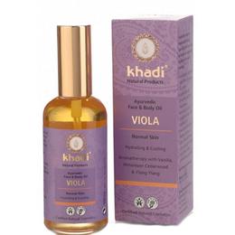 Ulei Indian pentru Piele cu Violete Khadi, 100 ml