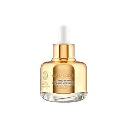 Serum pentru Fermitate Anti-Age pentru Ten si Gat cu Aur si Caviar - Caviar Gold Natura Siberica, 30ml