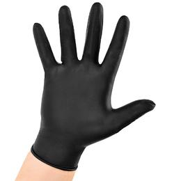 Manusi nitril negre marimea xl - goldglove nitril examination black gloves powder free xl, 100 buc