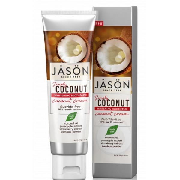 Pasta pentru Albirea Dintilor cu Cocos Jason, 119 g