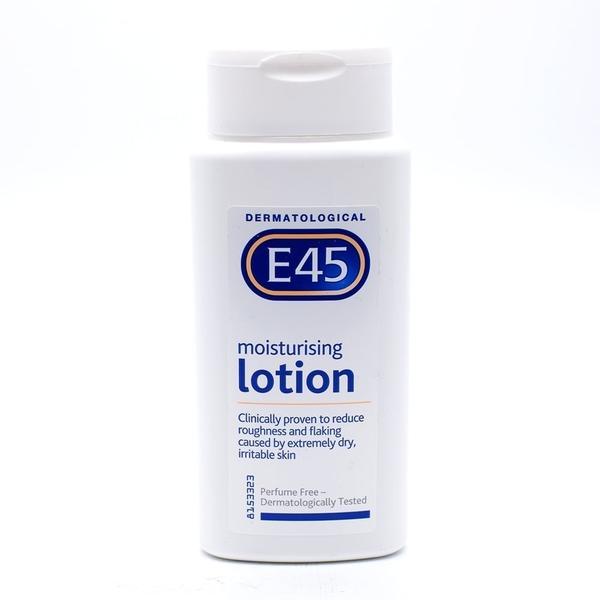 Lotiune dermatologica hidratanta pentru  piele uscata si sensibila, E 45, 200 ml E 45