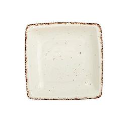Farfurie patrata supa gural colectia side 19x19cm