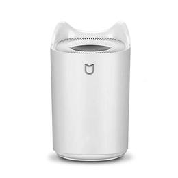 Umidificator de aer ultrasonic, 3000 ml, lumina ambientala, usb, alb
