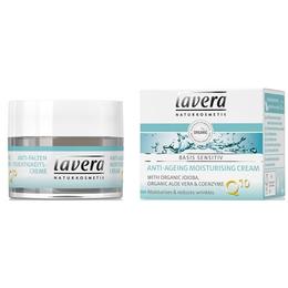 Crema Hidratanta Antirid cu Coenzima Q10 Basis Sensitiv Lavera, 50ml