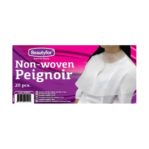 Pelerina din material netesut - Beautyfor Non-woven Peignoir - roz - 20 buc imagine
