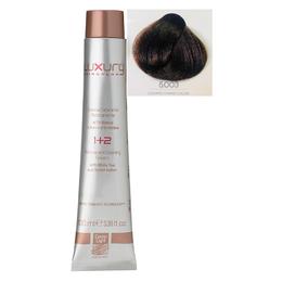 Vopsea crema permanenta luxury green light, nuanta castano chiaro caldo 5.003, 100 ml