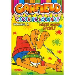 Garfield vol.2: nascut pentru sport. carte de colorat