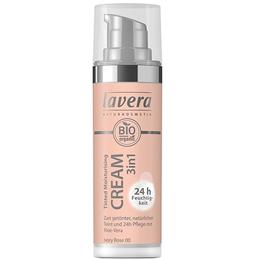 Crema nuantatoare 3 in 1 ivory rose 00 lavera, 30ml