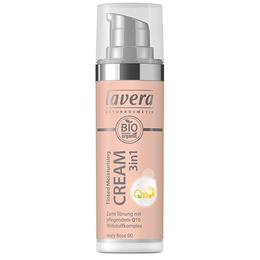 Crema nuantatoare 3 in 1 cu coenzima q10 ivory rose 00 lavera, 30ml