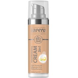 Crema nuantatoare 3 in 1 cu coenzima q10 honey sand 03 lavera, 30ml