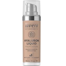 Fond de ten bio hyaluron liquid honey beige 04 lavera, 30ml