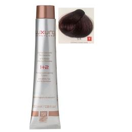Vopsea crema permanenta luxury green light, nuanta castano chiaro rame, 100 ml