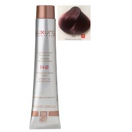 Vopsea crema permanenta luxury green light, nuanta castano chiaro rosso 5.6, 100 ml