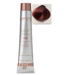 Vopsea crema permanenta luxury green light, nuanta castano chiaro mogano intenso 5.55, 100 ml