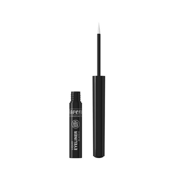 Tus Lichid pentru Contur Ochi - Lavera Liquid Eyeliner, nuanta Black 01, 2.8 ml
