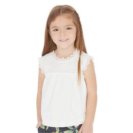 Bluza alba fara maneci - mayoral varsta 6 ani +
