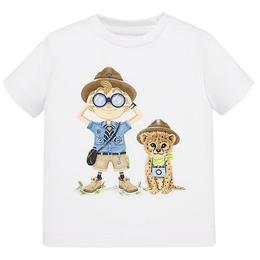 Tricou alb - explorator - mayoral varsta 2 ani +