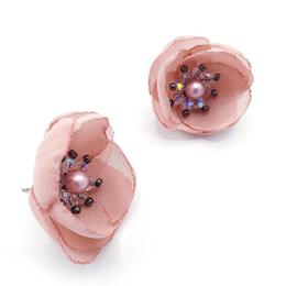Cercei eleganti roz pudra, Trust, Zia Fashion