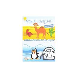 Animale polare si din desert - carte de colorat cu abtibilduri, editura ars libri
