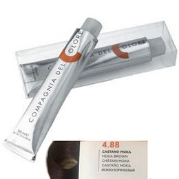 Vopsea crema permanenta compagnia del colore, nuanta castano moka 4.88, 100 ml - amonia free