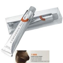 Vopsea crema permanenta compagnia del colore, nuanta biondo extra intenso 7.000, 100 ml