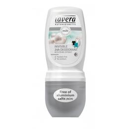 Deodorant roll-on 24h invisible fara urme albe lavera, 50ml