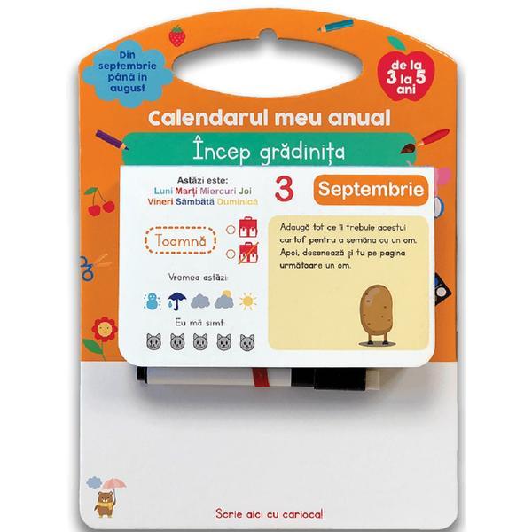 Calendarul meu anual. incep gradinita - emmanuelle polimeni, editura didactica publishing house