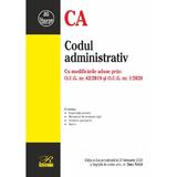 Codul administrativ Ed.2 Act. 25 februarie 2020, editura Rosetti