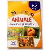 36 de jetoane - Animale domestice si salbatice (2 ani+), editura Didactica Publishing House