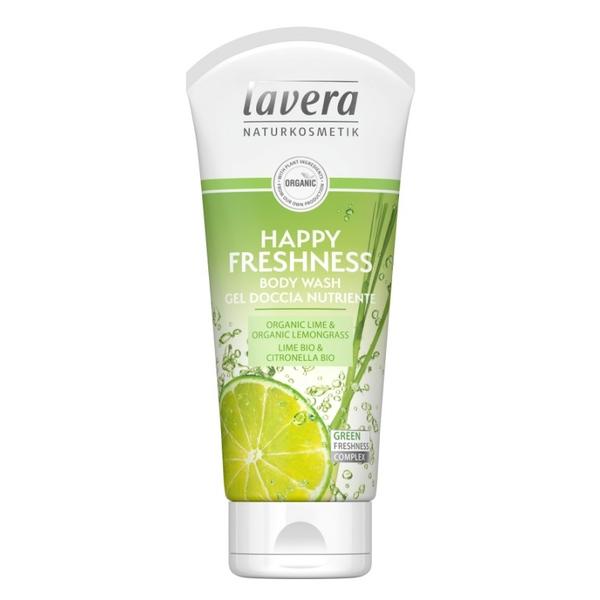 Gel de Dus Happy Freshness cu Lime si Citronella Lavera, 200ml 200ml poza noua reduceri 2022
