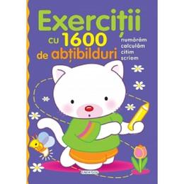 Exercitii cu 1600 de abtibilduri, editura girasol