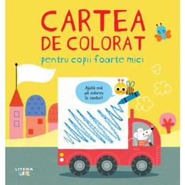 Cartea de colorat pentru copii foarte mici, editura Litera