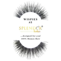 Gene false din par natural tip banda splendor lashes wispies #5