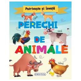 Potriveste si invata: perechi de animale, editura girasol