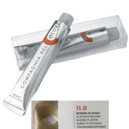 Vopsea crema permanenta compagnia del colore, nuanta biondo platino 11.0, 100 ml