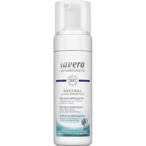 Spuma de Curatare pentru Ten Sensibil, Alergic si Intolerant Neutral Lavera, 150 ml