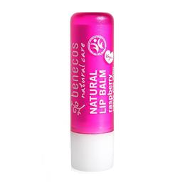 Balsam de buze cu unt de shea si zmeura benecos, 4,8g