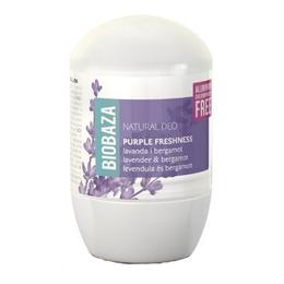 Deodorant natural pentru femei purple freshness cu lavanda si bergamot biobaza, 50ml