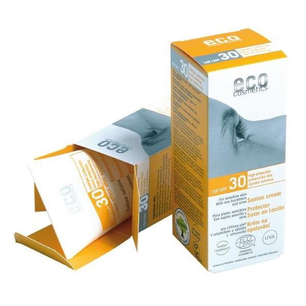 Crema Bio pentru Protectie Solara SPF 30 Eco Cosmetics, 75ml Eco Cosmetics imagine noua