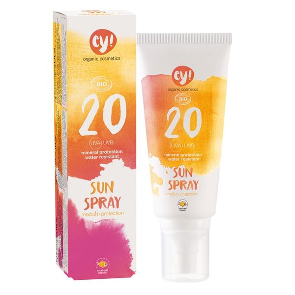 Spray Bio cu Protectie Solara SPF 20 Eco Cosmetics, 100ml