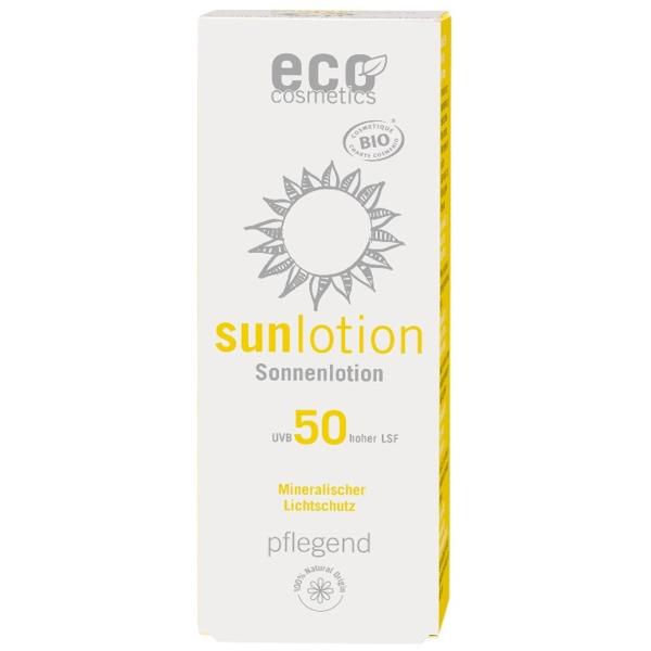 Lotiune Fluida de Protectie Solara SPF 50 cu Goji si Rodie Eco Cosmetics, 100ml