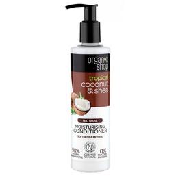Balsam bio hidratant pentru par uscat coconut   shea organic shop, 280ml
