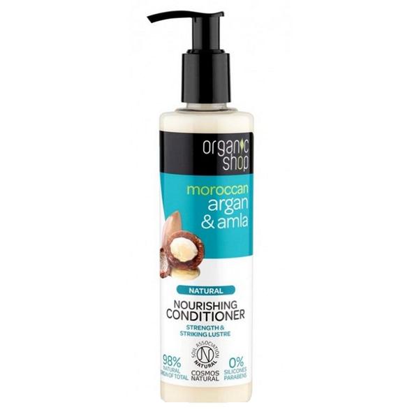 Balsam Bio Nutritiv pentru Par Deteriorat Argan &amp; Amla Organic Shop, 280 ml