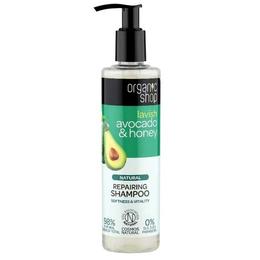 Sampon bio reparator cu avocado   miere organic shop, 280ml