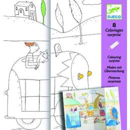 Planse de desenat djeco, ascunselea