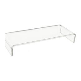 Suport monitor, sticla acrilica, transparent , 53 x 19 x 9 cm